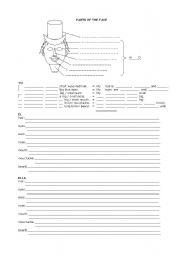 English Worksheet: Be + have got + face