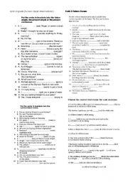 English Worksheet: Future tense TEST