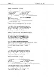 English Worksheet: Lily Allen