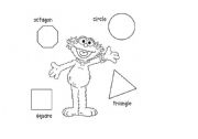 English Worksheet: Shapes