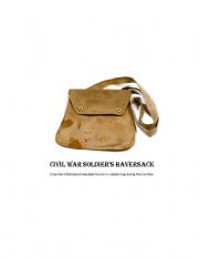 English worksheet: Civil War Soldiers Haversack