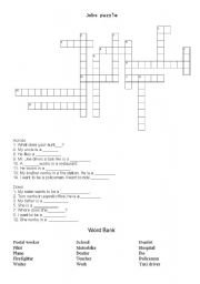 English Worksheet: Jobs