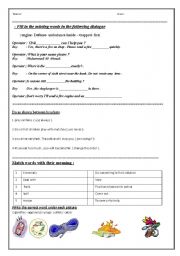 English Worksheet: worksheet