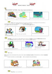 English Worksheet: present perfect tense