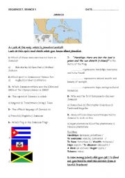 English Worksheet: jamaica