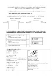 English Worksheet: 7th grade exam