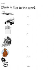 English Worksheet: Begin J