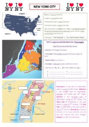 English Worksheet: New York City