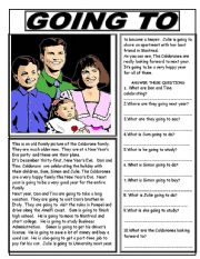 English Worksheet: GOING TO