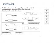 English worksheet: To be practice for kids