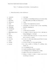 English worksheet: everyday vocabulary and expressions