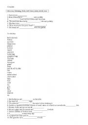 English Worksheet: FOOD