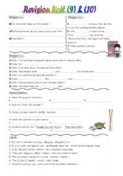 English worksheet: revis ion