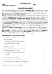 English Worksheet: pre intermediate quiz