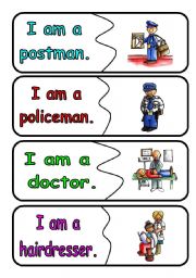 English Worksheet: jobs puzzle pieces