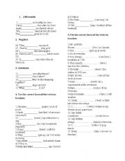 English Worksheet: Present Simple exercises