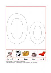 English worksheet: Phonic Recognition Oo