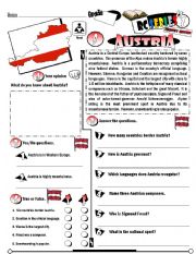 English Worksheet: RC Series_Level 01_Country Edition 09 Austria