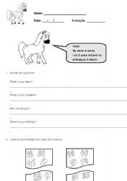 English worksheet: Revision