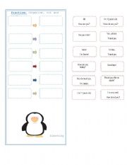 English worksheet: dialogue