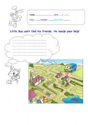 English Worksheet: Directions