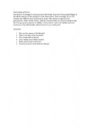 English worksheet: Wool