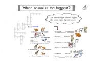 Which animal is the biggest?