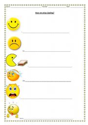 English worksheet: Emotions