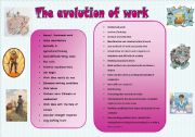 English Worksheet: the evolution of work