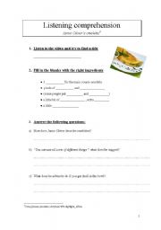 English Worksheet: Jamie Oliver