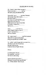 English worksheet: HEAVEN