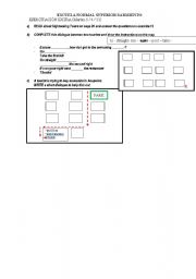 English worksheet: Giving directions