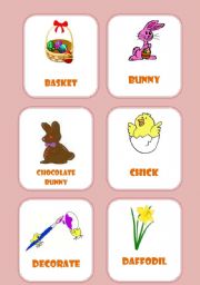 EASTER FLASHCARDS