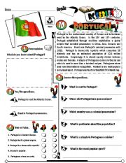 English Worksheet: RC Series_Level 01_Country Edition 10 Portugal (Fully Editable + Key)