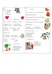 English Worksheet: 5th grade exam 2nd page