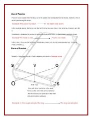 The use and exercises of passive voice