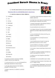 English worksheet: Barack Obama