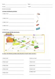 English Worksheet: THIS AND THAT REVISION