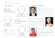 English Worksheet: Physical description