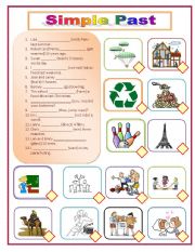 English Worksheet: Simple Past Review 