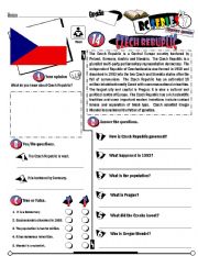 English Worksheet: RC Series_Level 01_Country Edition 14 Czech Republic 