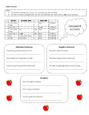 English Worksheet: Simple Present