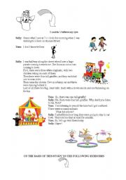 English Worksheet: Storytelling - plurals