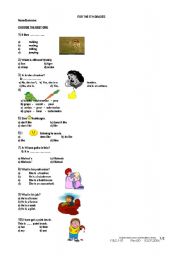 English Worksheet: GRADE 5