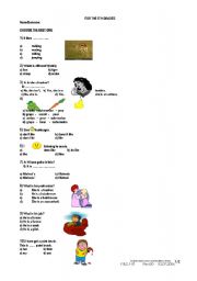 English worksheet: GRADE 5