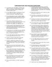 English Worksheet: Debatable questions