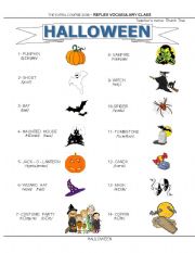 English worksheet: HALLOWEEN