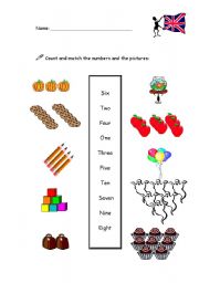 English worksheet: Numbers