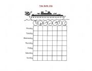 English Worksheet: Time Battleship