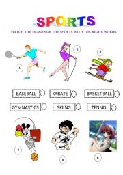 English worksheet: Sports